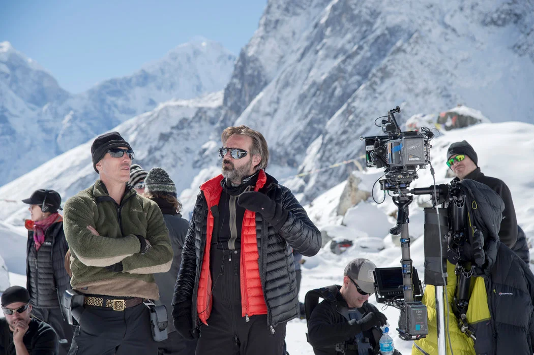 Everest's cinematographer Salvatore Totino (left) and director Balthasar Kormakur (right) - image via New York Times.