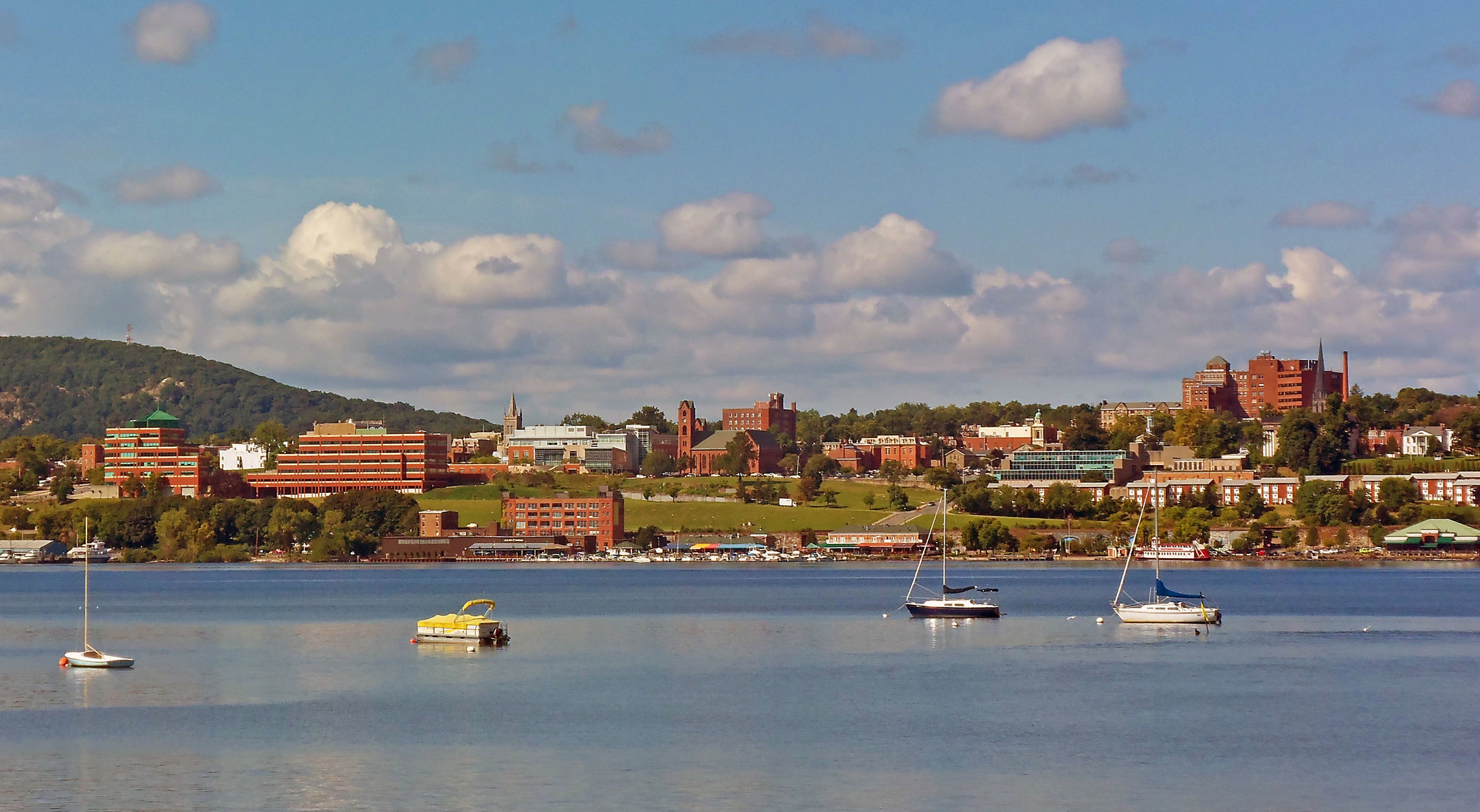 Downtown Newburgh, New York - image via Google .