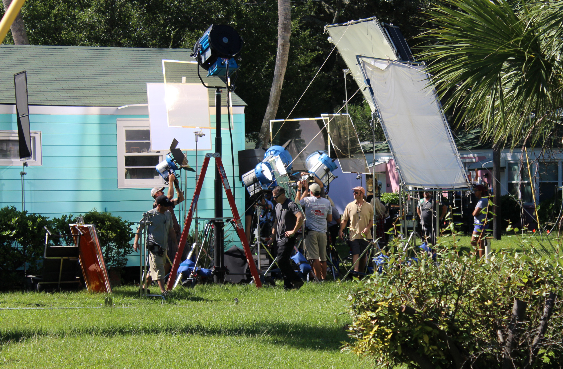 On the set of Gifted - filmed in a private home in Savannah. Image via Google .