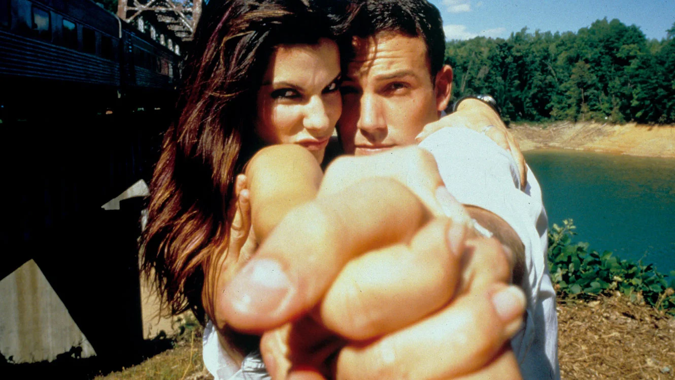 Sandra Bullock and Ben Affleck in Force of Nature, filmed partly in Savannah (image via Google).