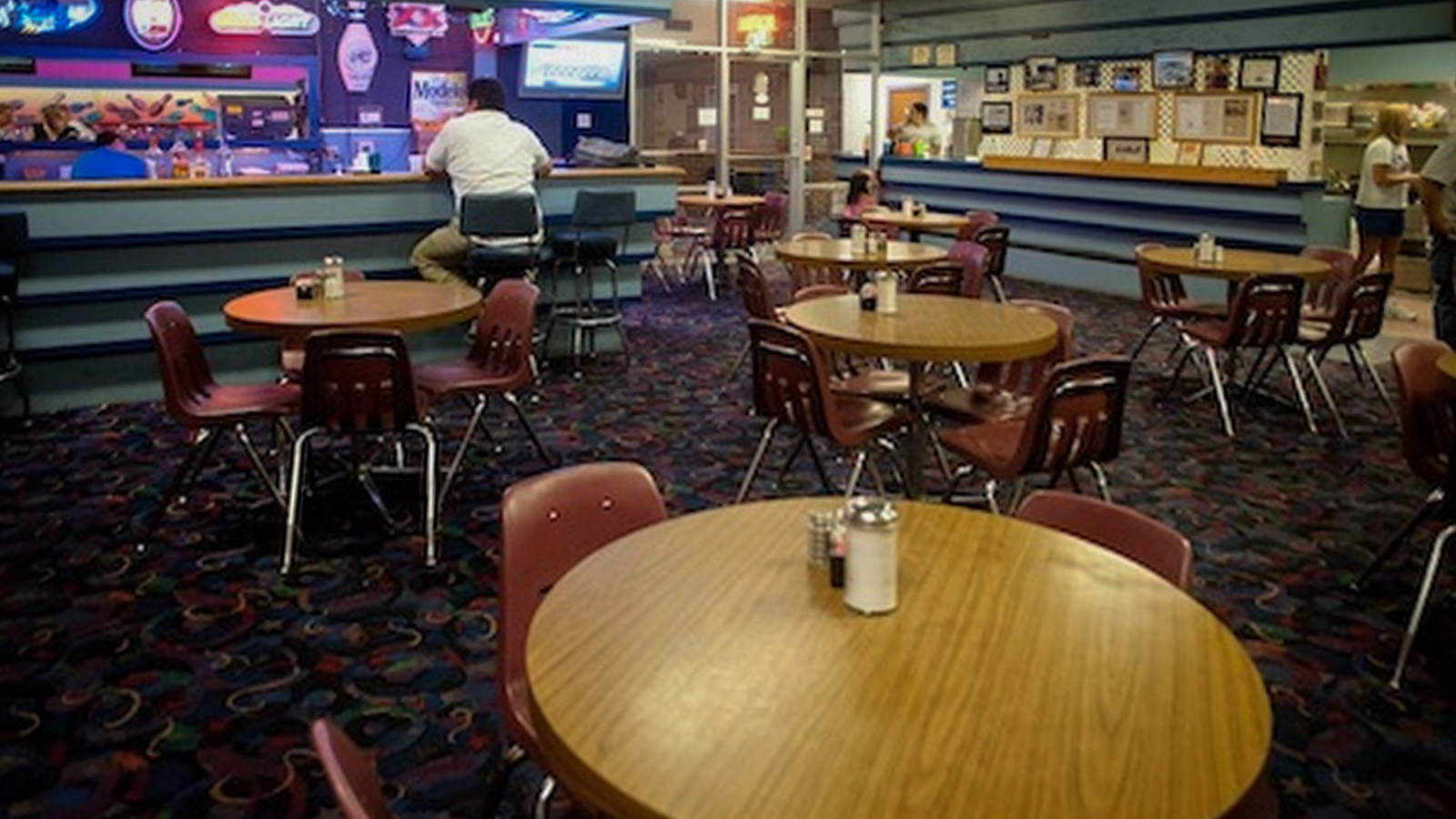 The Dart Bowl & Cafe in Austin, one of the film locations of Boyhood. Image via Google .