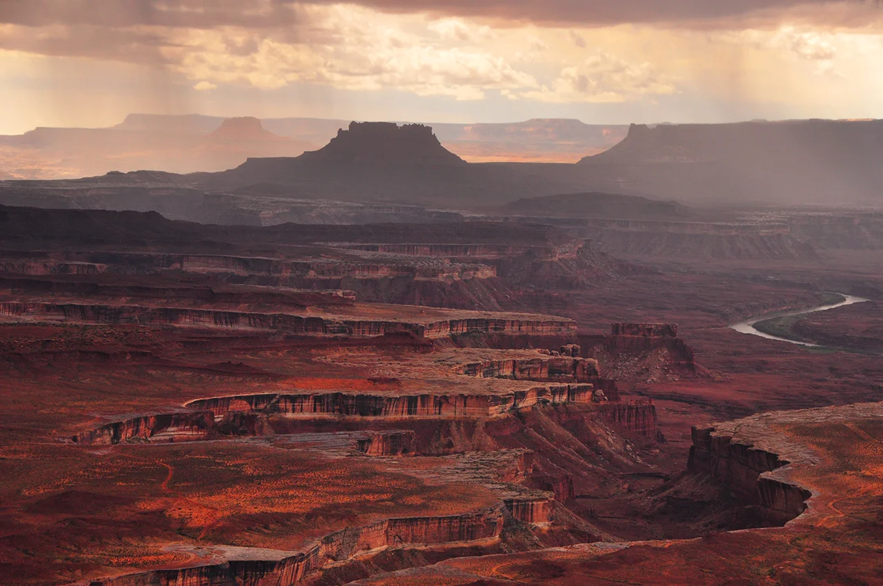 Canyonlands National Park has been the star in many movies, including Samsara, The Greatest Story Ever Told, Baraka, and our own favorite Thelma &amp; Louise. Photo via Google.