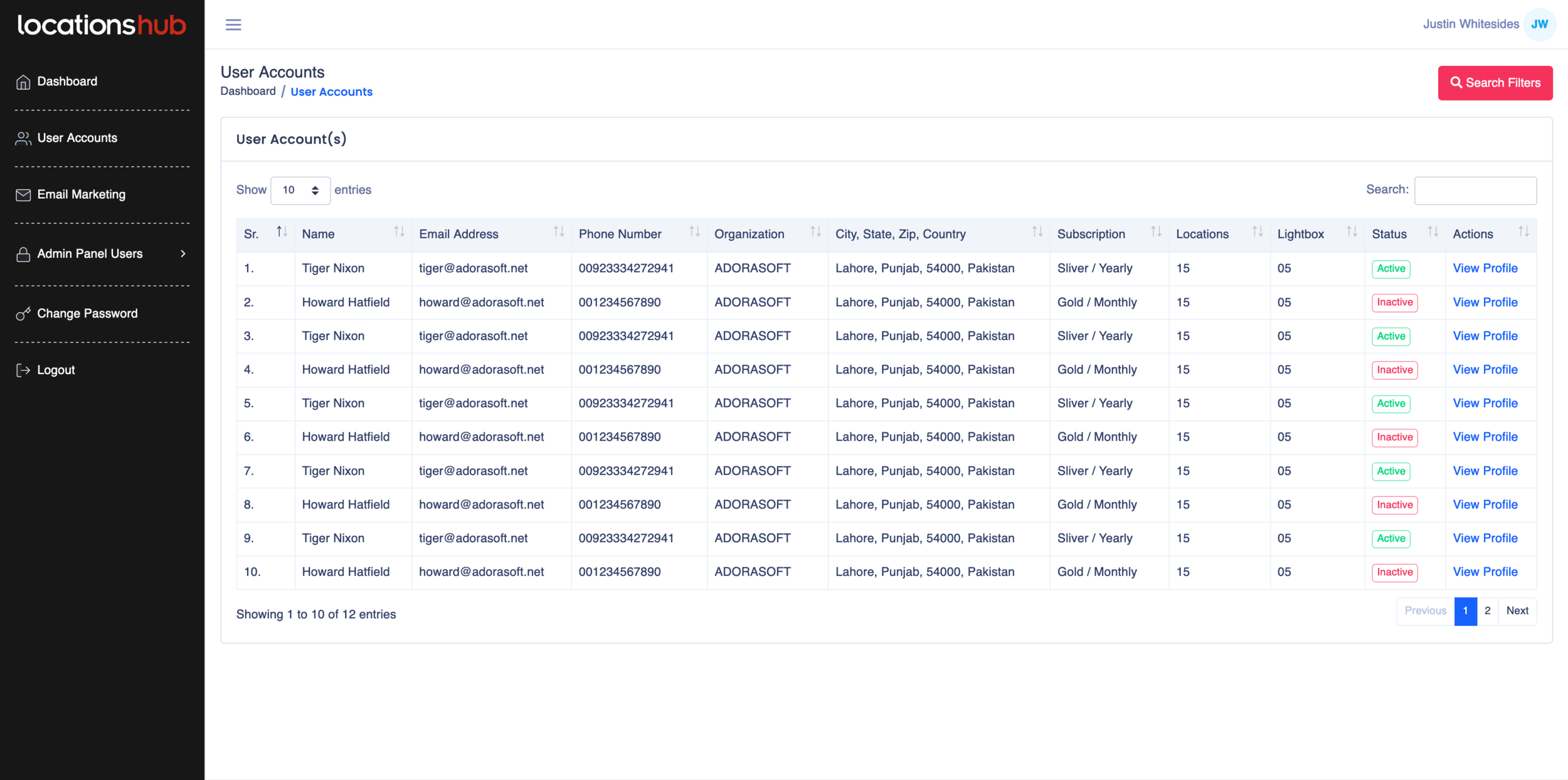 User Accounts 1