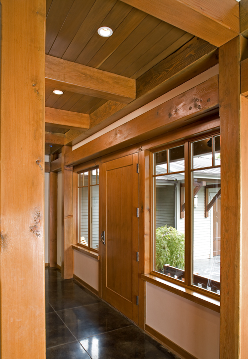 Large Bellingham Modern Home - Timber Frame Interior