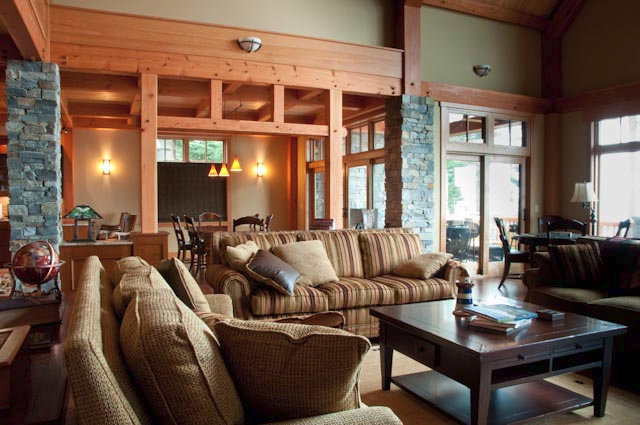 Pacific Nw Timber Frame Lodge Inspired Home Greg Robinson