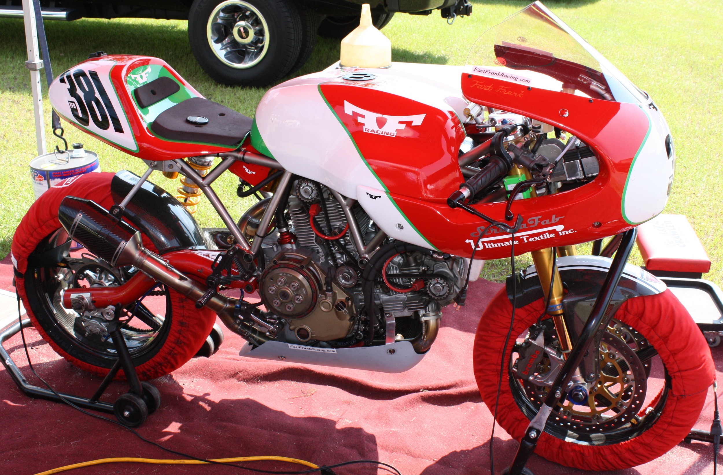 Fast Frank Racing - Titanium Ducati SportClassic frame