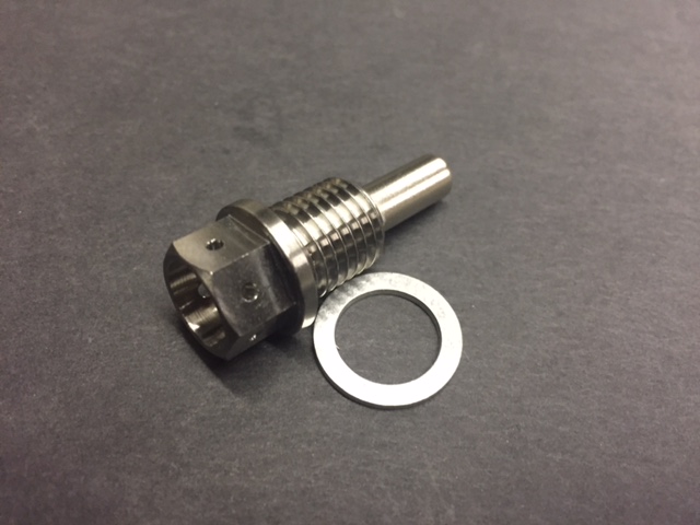 S4RS 12mm Titanium Oil Drain Plug