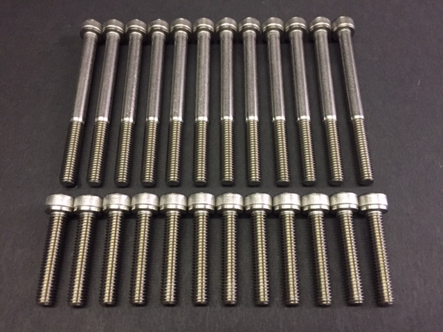 Ducati 1098 848 SS Stainless Engine Bolt Kit