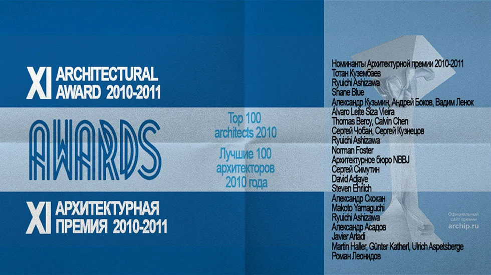 In 2011, the Mecedes Krasnodar project became the nominee of the architectural award in the architecture and residential planning magazine "DOMUS", and Simutin Sergey was one of the top 100 architects according to the magazine's version. В 2011 году проект Mecedes Krasnodar стал номинантом архитектурной премии в Области архитектуры И градостроительства журнала «DOMUS», а Симутин Сергей вошел в число ста лучших архитекторов по версии журнала.