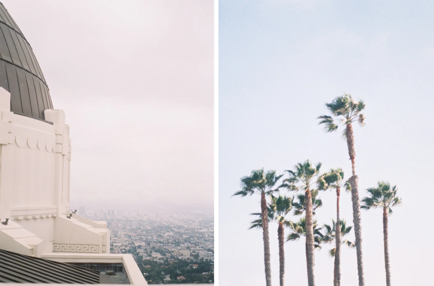 griffith observatory - los angeles trip - kate weinstein fine art film wedding photographer