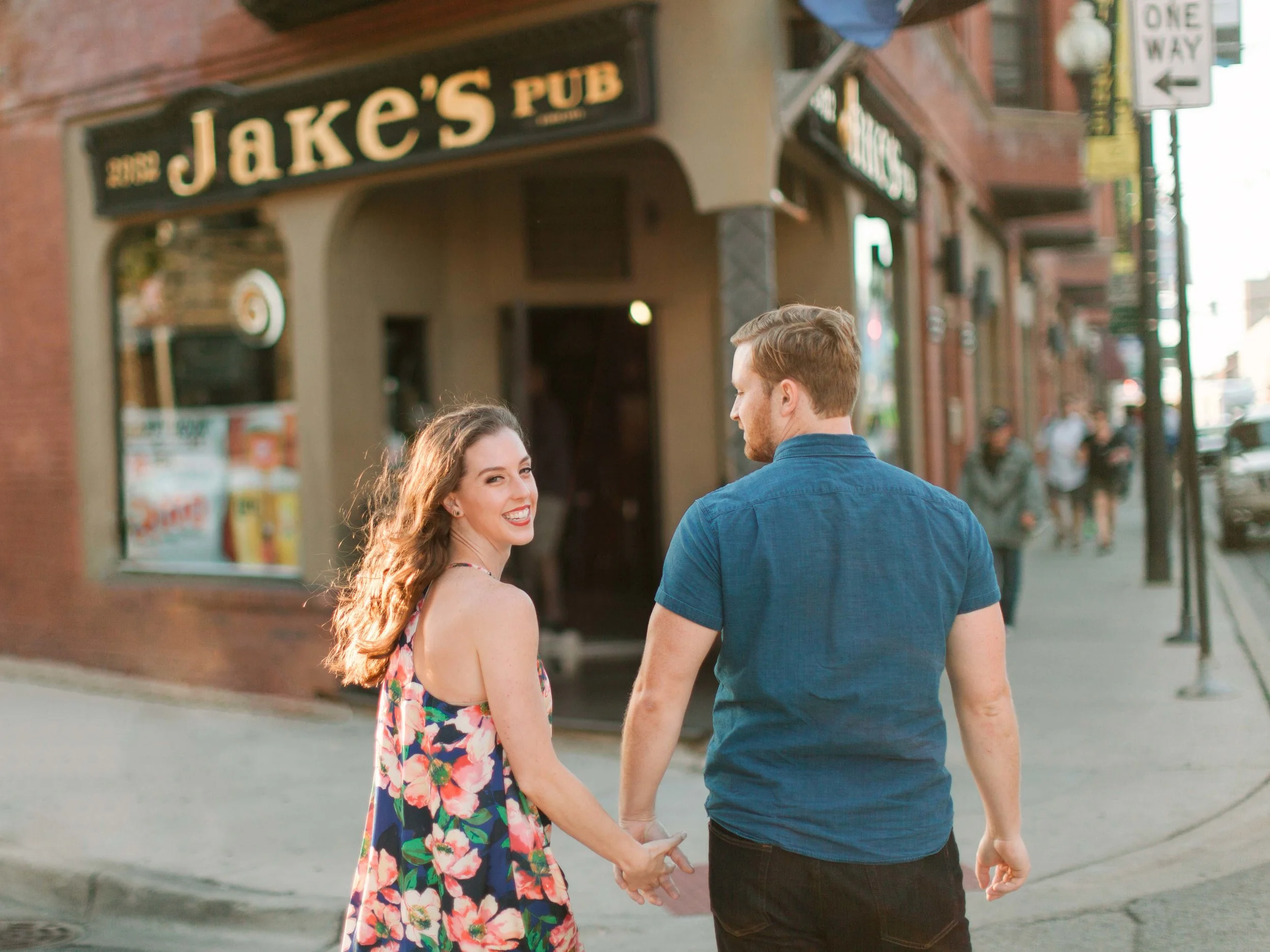 Where you had your first date/ first kiss: especially if it has a cute exterior / and or neighborhood! Its special and romantic to re-live this places.