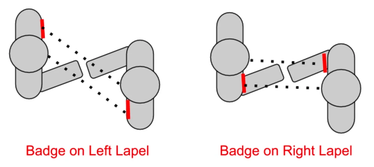 Networking- name badge on right lapel.jpg