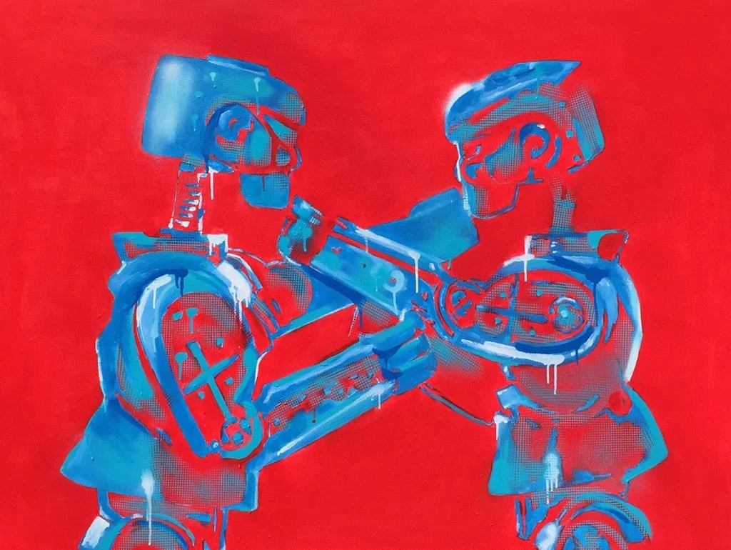 Spoiled for choice at the Eastside Culture Crawl? The Georgia Straight recommends the fluorescent fantasies of English transplant Jake Bull. | Image: Jake Bull via Art Vancouver.