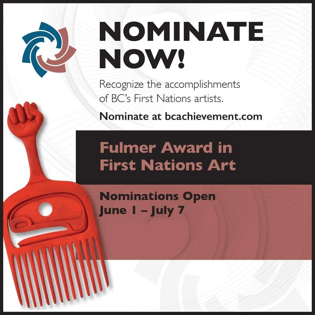 Nominate an Indigenous artist or organization for BC Achievement Award Programs
