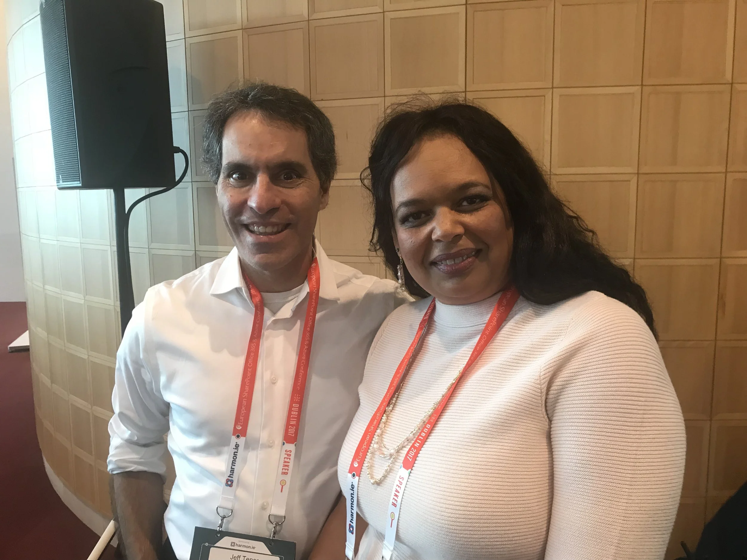 Jeff Teper and Karuana Gatimu at ESPC17.