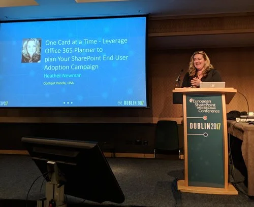 Heather Newman Presenting at ESPC17 - Dublin