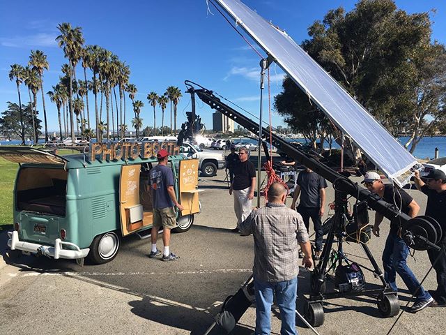 Keep your eyes peeled for us during #superbowl51 on Sunday! We had a great day filming yesterday with the crew @fox5sandiego #sdphotobus