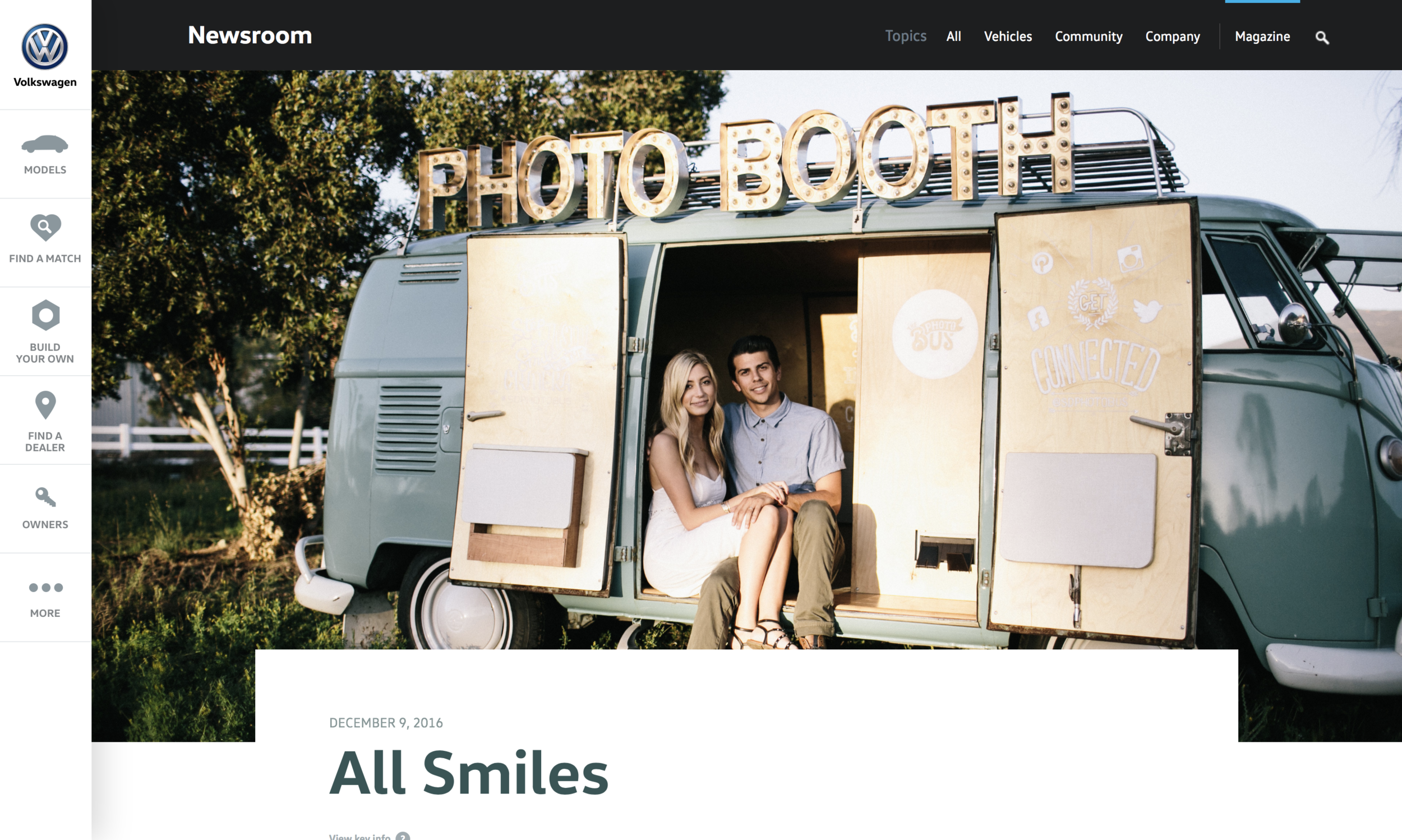 Volkswagen Features The Photo Bus 