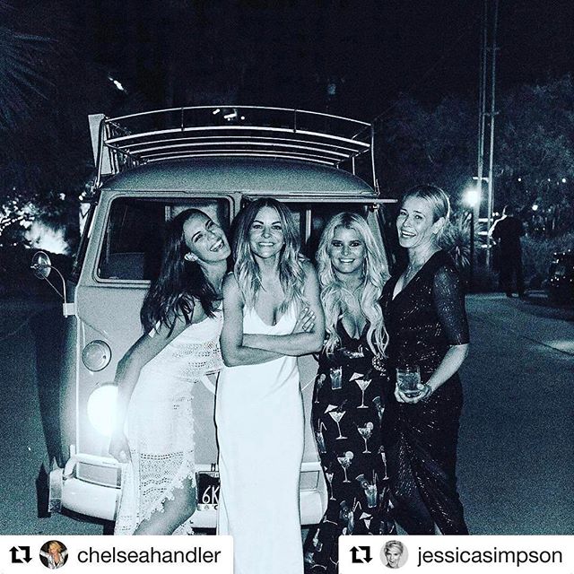 Had a blast with this bunch @christinesymondshair amazing wedding weekend in Palm Springs 🌵☀️ #repost