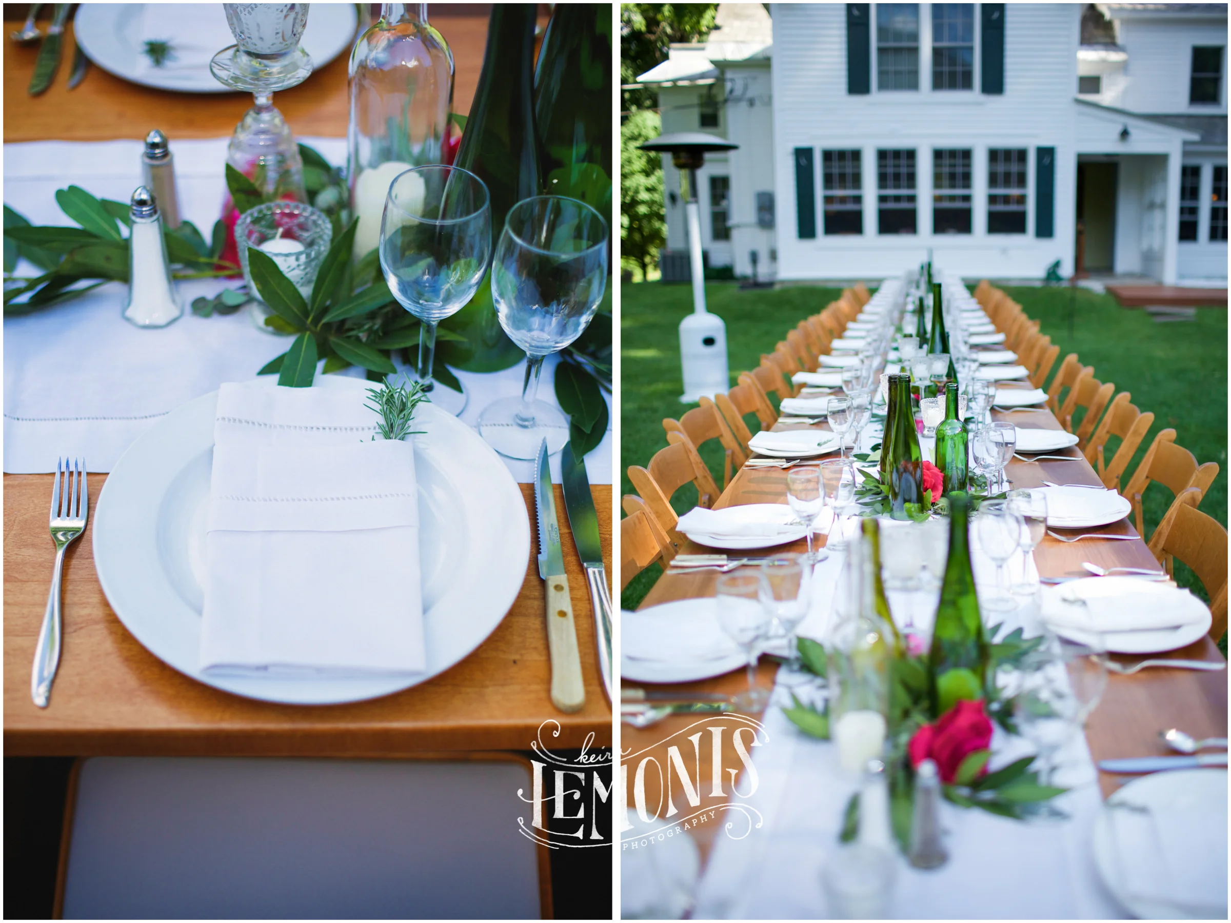 LOVE this long, beautiful table!