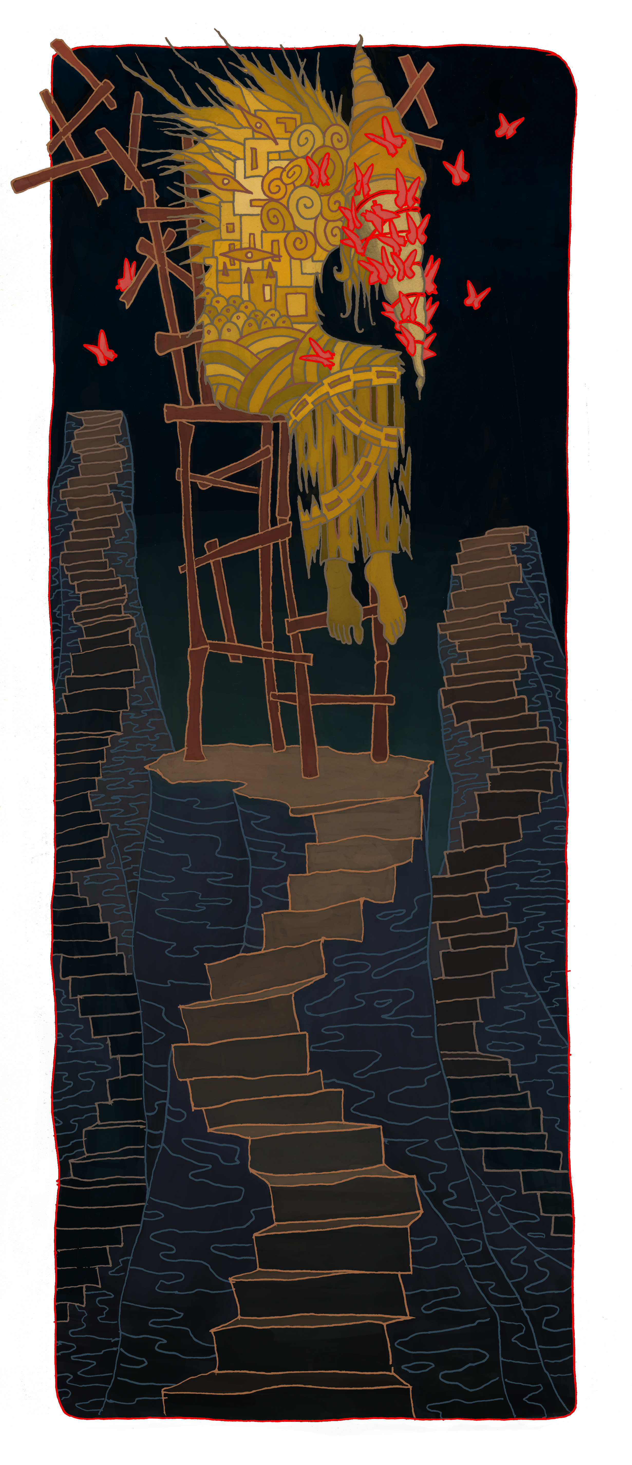 it sings in darkness.