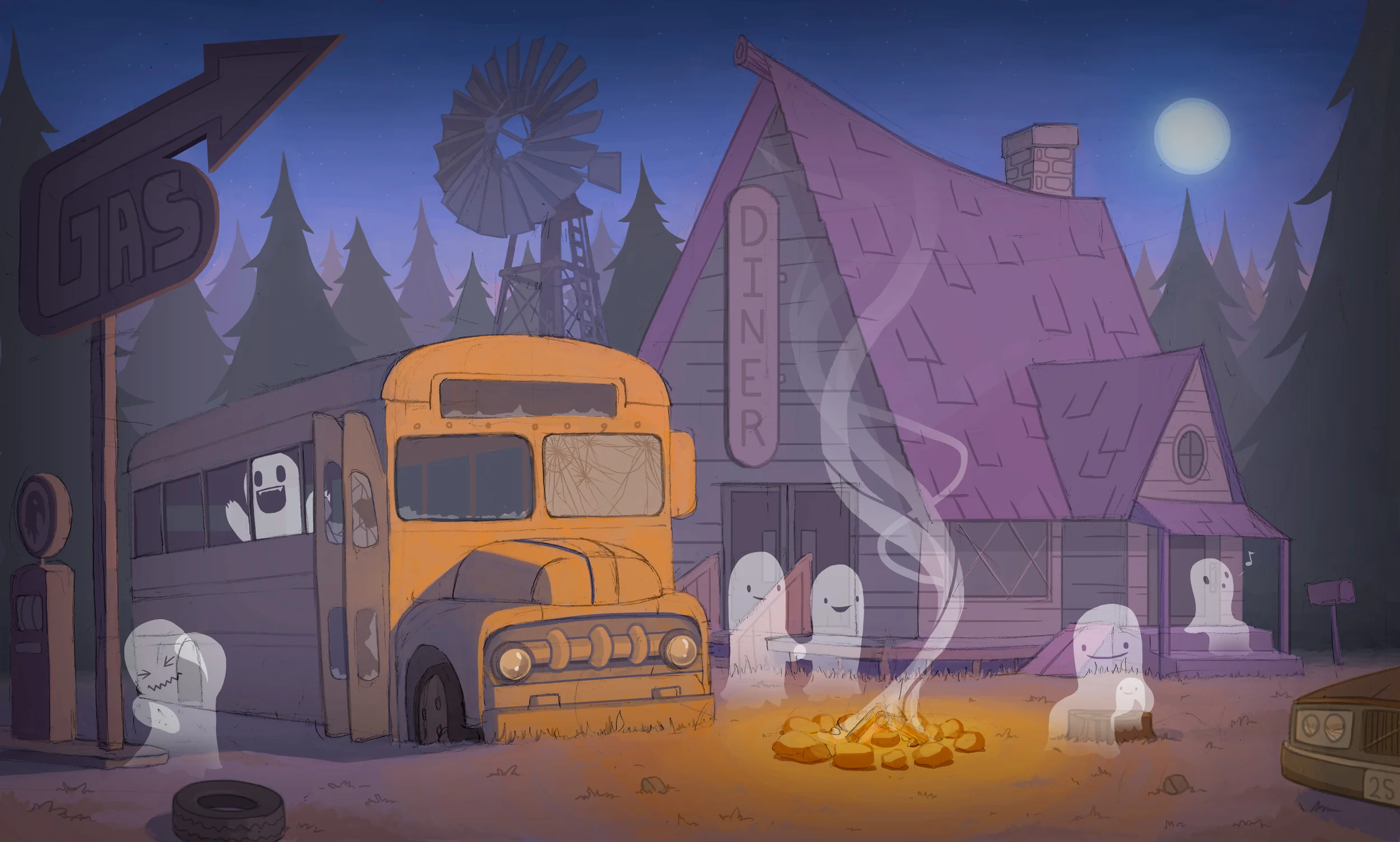 Haunted Rest Stop
