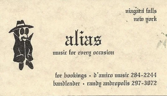 'alias' Business Card - 1980s