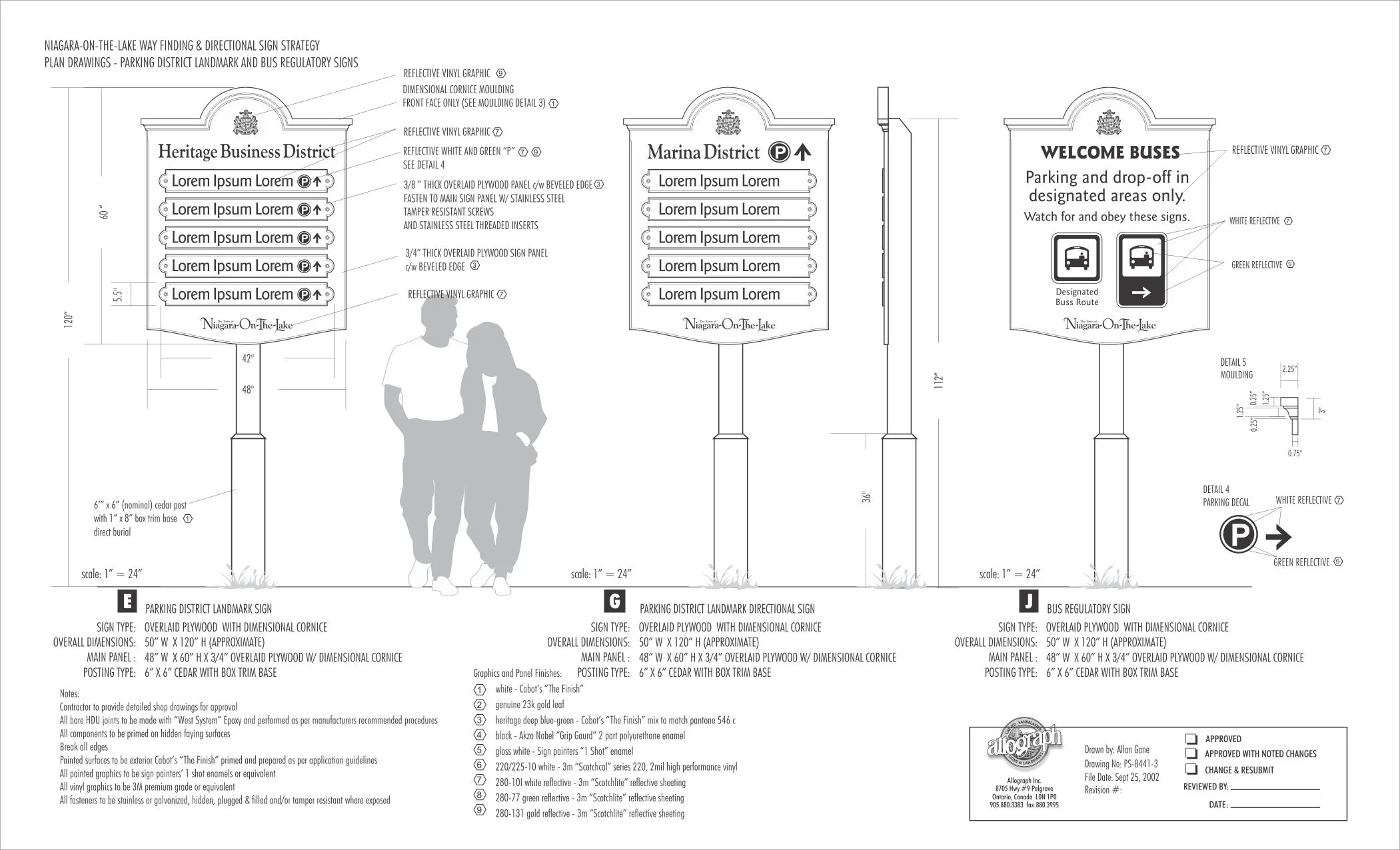 Norm Program Signage municipal signage programmes — allograph inc.