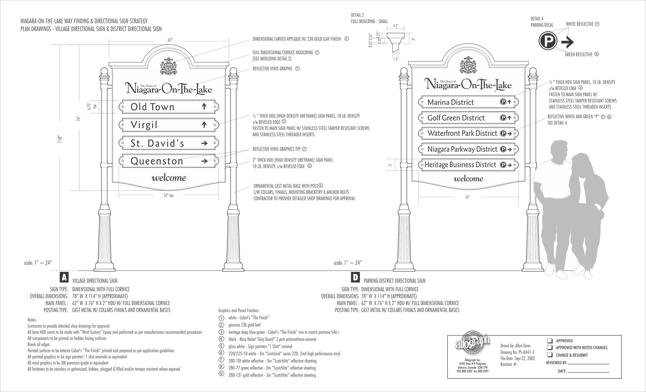Norm Program Signage municipal signage programmes — allograph inc.