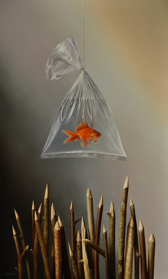 "Fish Sticks II" 30 x 18 inches