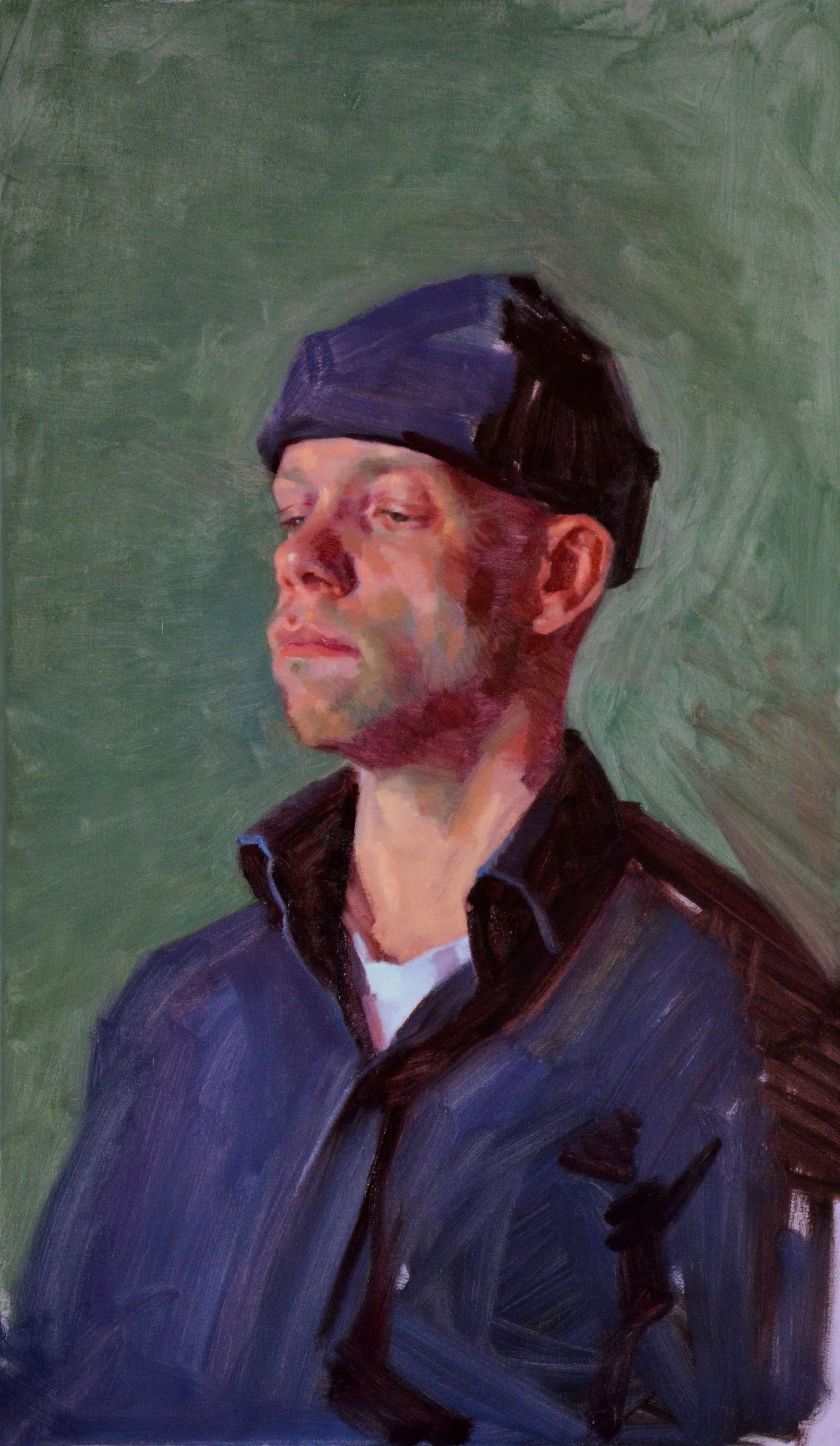 Jason Patrick Jenkins, oil on canvas, 18 x 30 inches