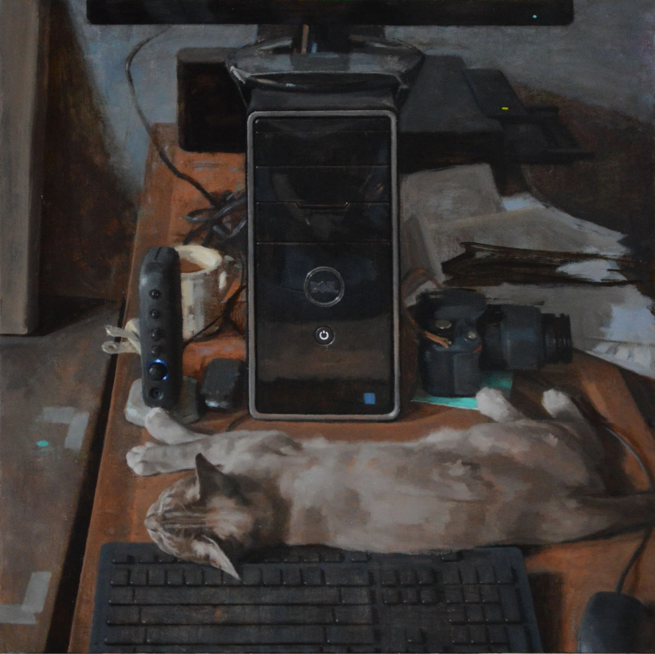 3w4e44455555eeeeeeeeeeeeeeeeeeeeeeeeee, oil on canvas, 28 x 28 inches