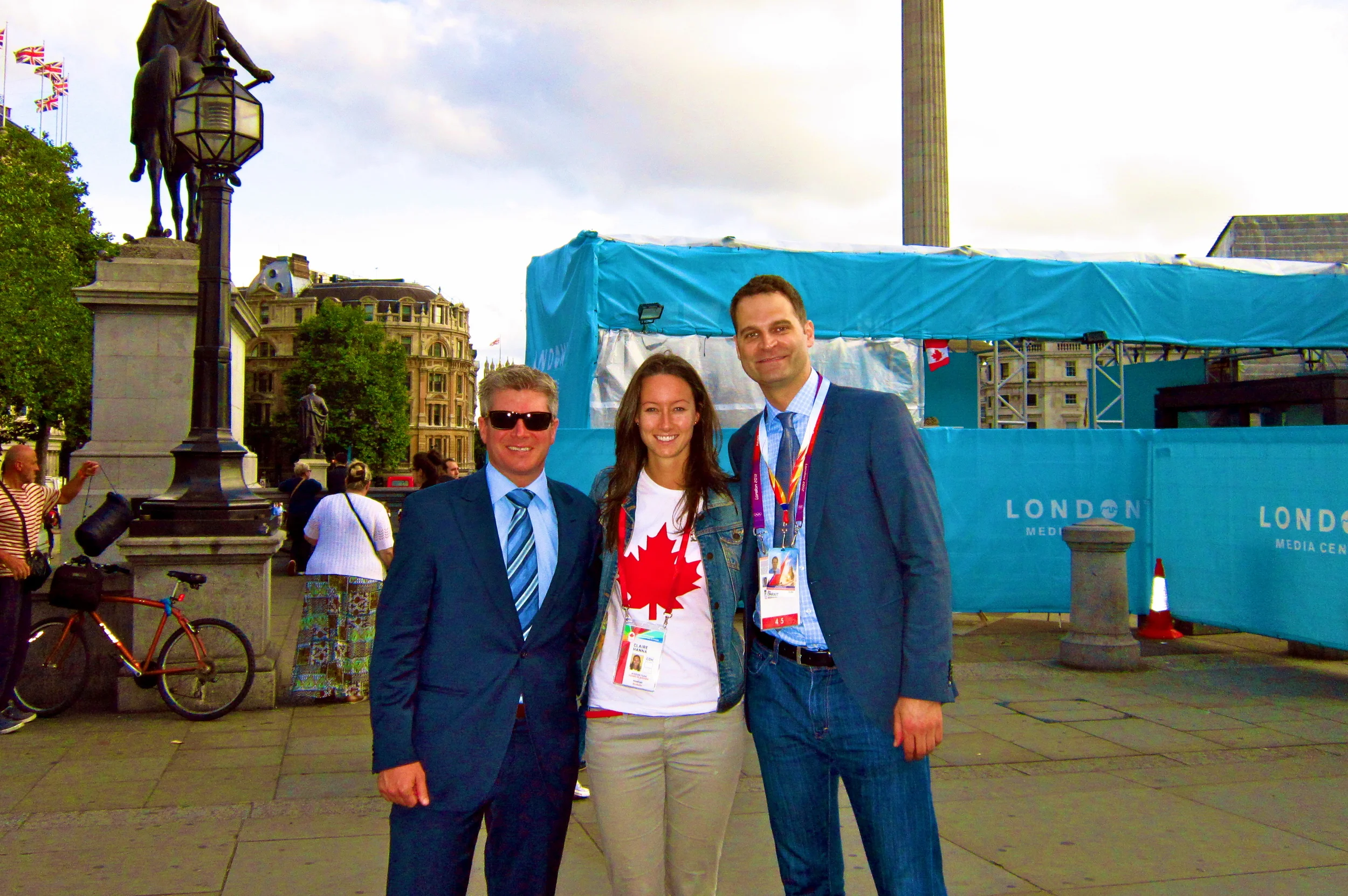 With Jay and Dan from TSN (currently with Fox Sports)