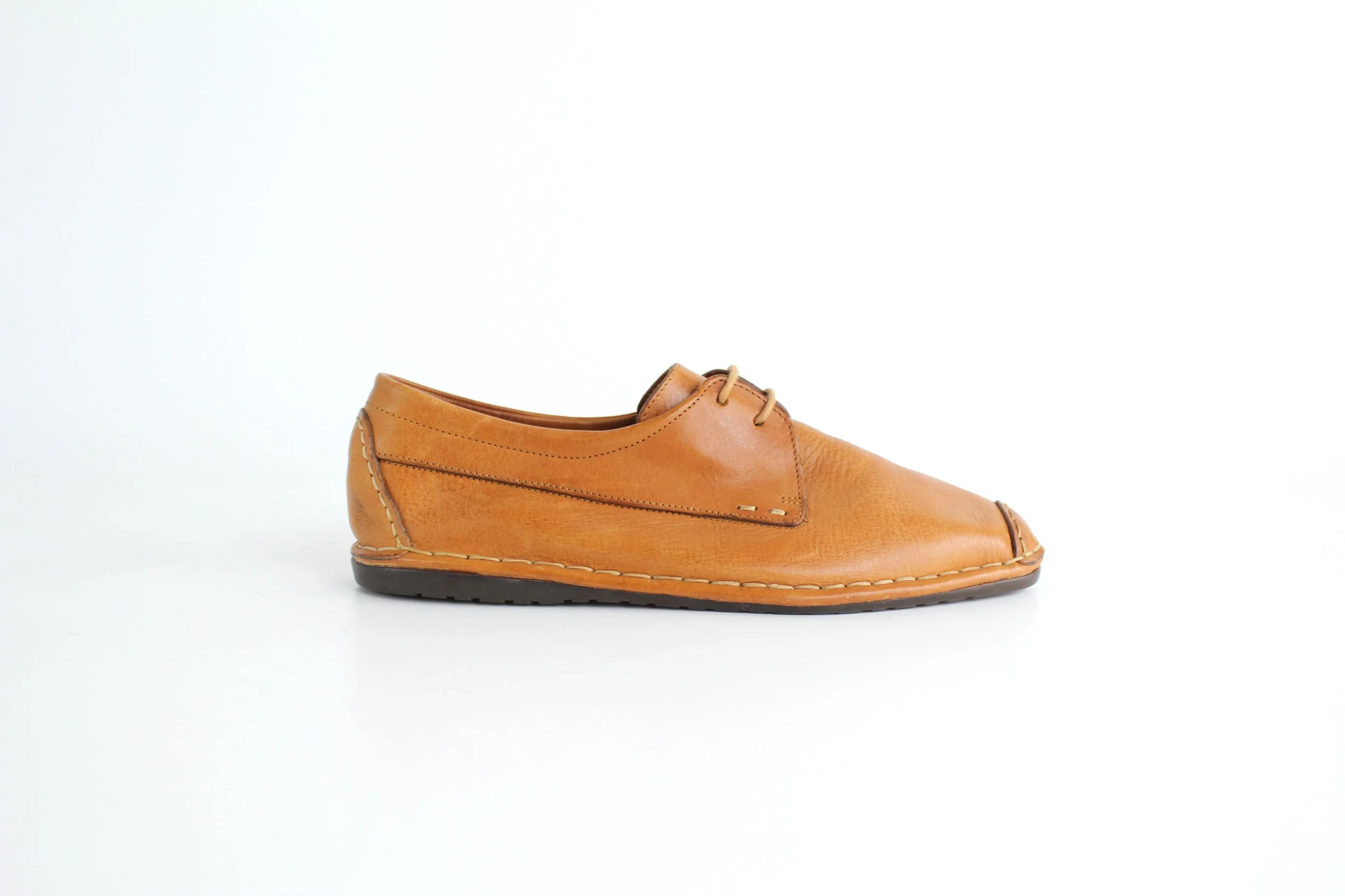 Vintage Alto Gradimento Italian Leather Derby Shoes -- Never Worn