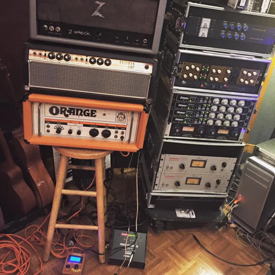 Recording "Black Eye" EP @ Cue Studios 