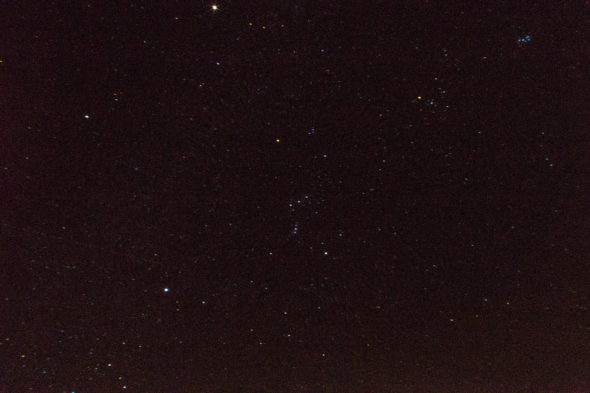 Orion as seen from the desert