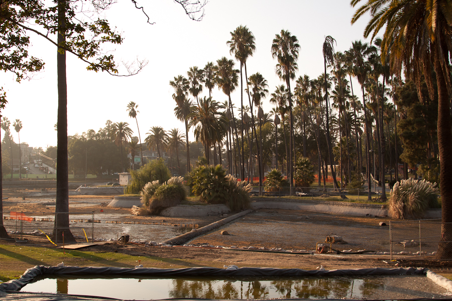 Echo Park Lake, Drained 21st of sept