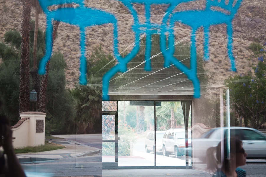 empty desert commercial storefront