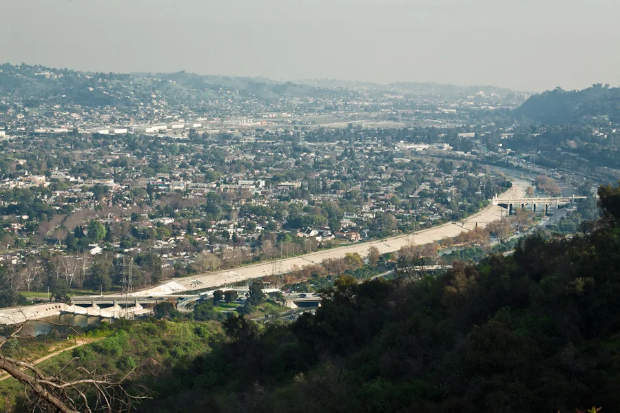 The LA river, Atwater Village