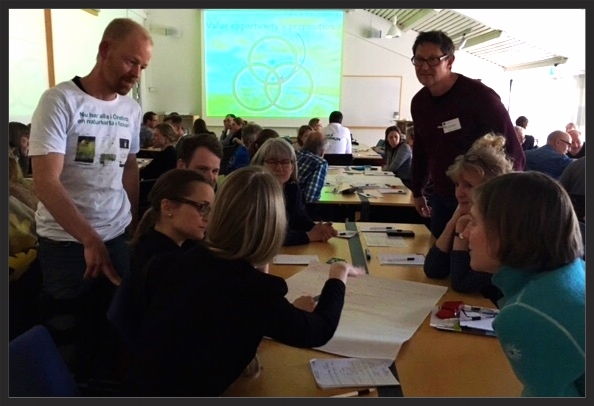 Naturkartan höll i Tankesmedjans populäraste workshops: "Hur kan friluftslivet framställas som mer attraktivt - med ny teknik?"