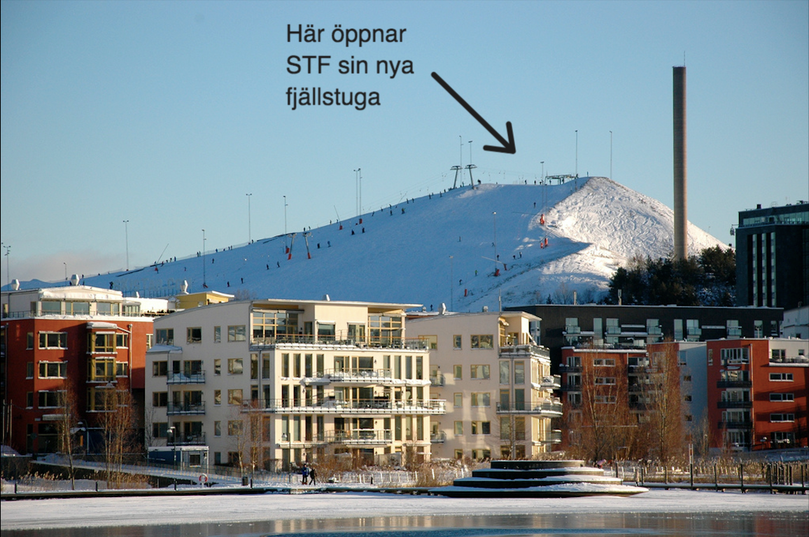 Fjällstuga mitt i stan!