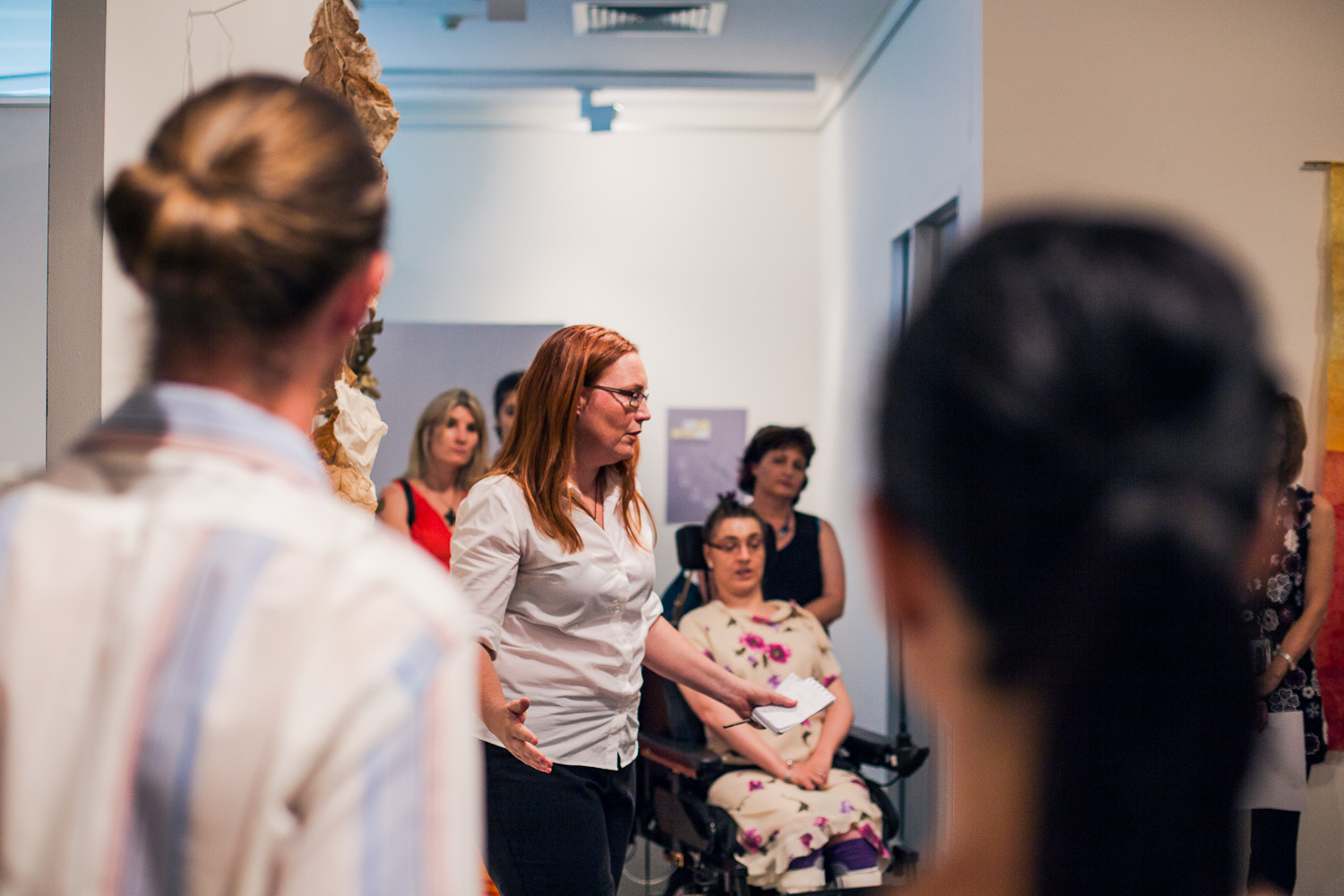 "Of me with me" installed at Redcliffe City Gallery