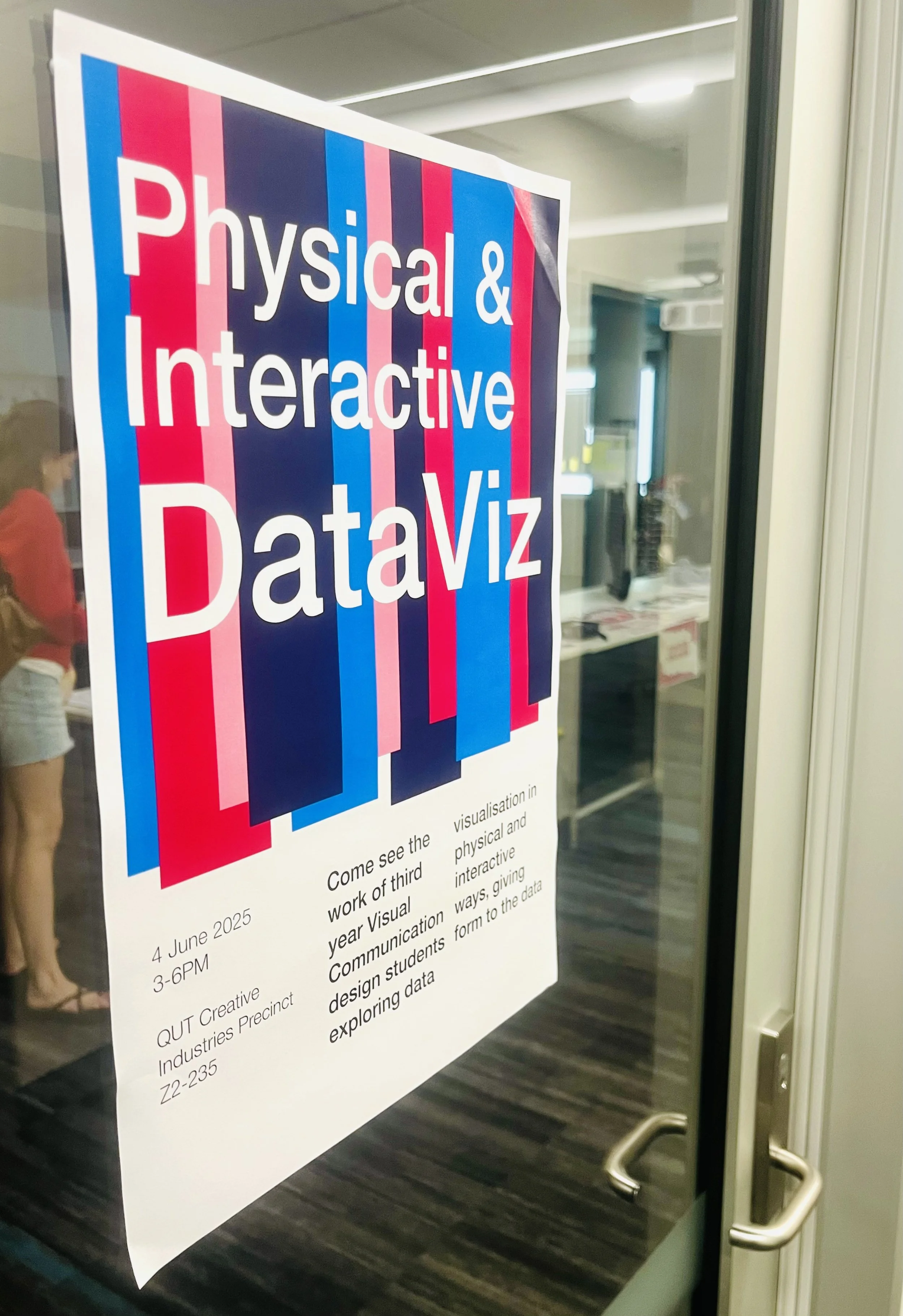 Poster at Exhibition door