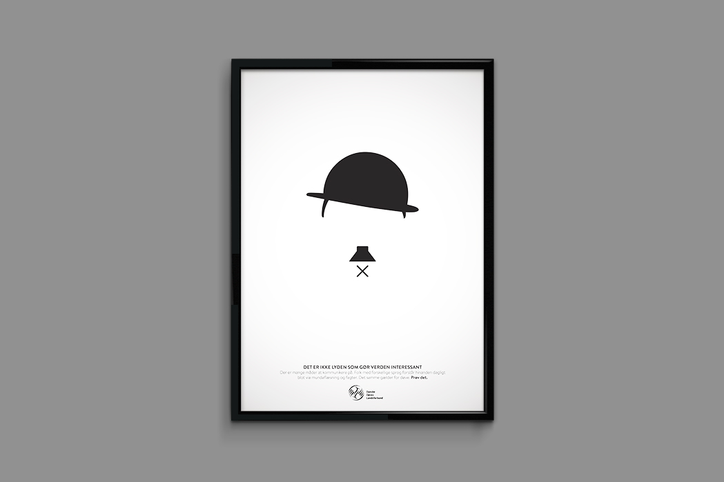 Shortlist 2015. Young Creative Circle 2015. Client: Danske Døves Landsforbund