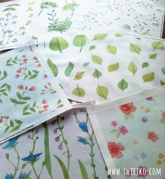 watercolor fabric design - swiejko.com