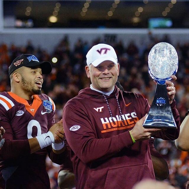 Ready to repeat this tomorrow! @belkbowl kicks off at 12 PM against @ukfootball. Join us at @5thandmad to cheer the #Hokies on and close out the decade! 🦃🏈