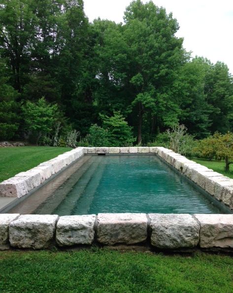 Rustic Stone Lined Swimming