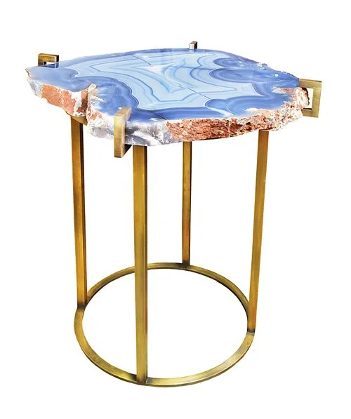 Agate side table via CocoKelley