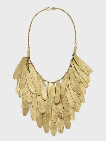 Nama Teardrop Fringe Necklace by Raven + Lily DARA Artisans