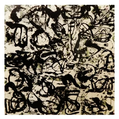 Kyoto abstraction, 2015 - mixed media on canvas 120cm x 120 cm - Brendon Mogg